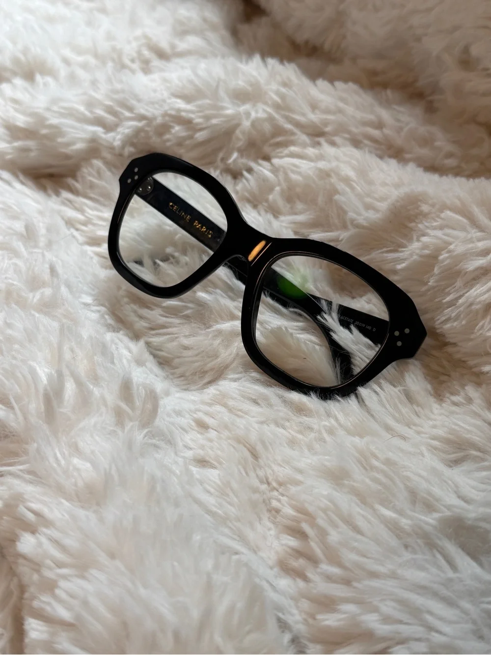 CELINE Paris 3 Dot women’s Black Glasses *Frames Only*